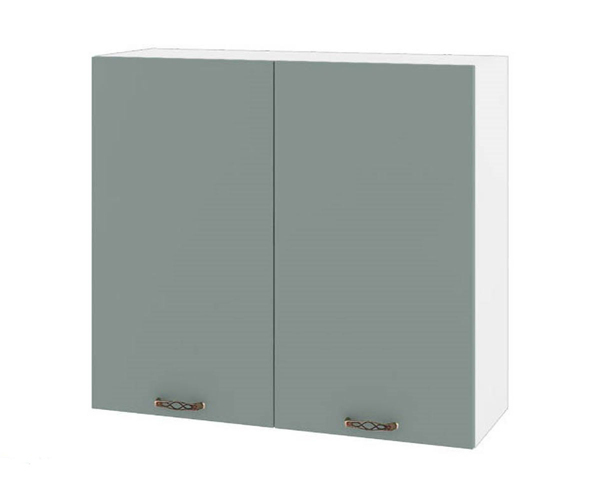Горен кухненски шкаф Олив мат 11 – 4 Бяло