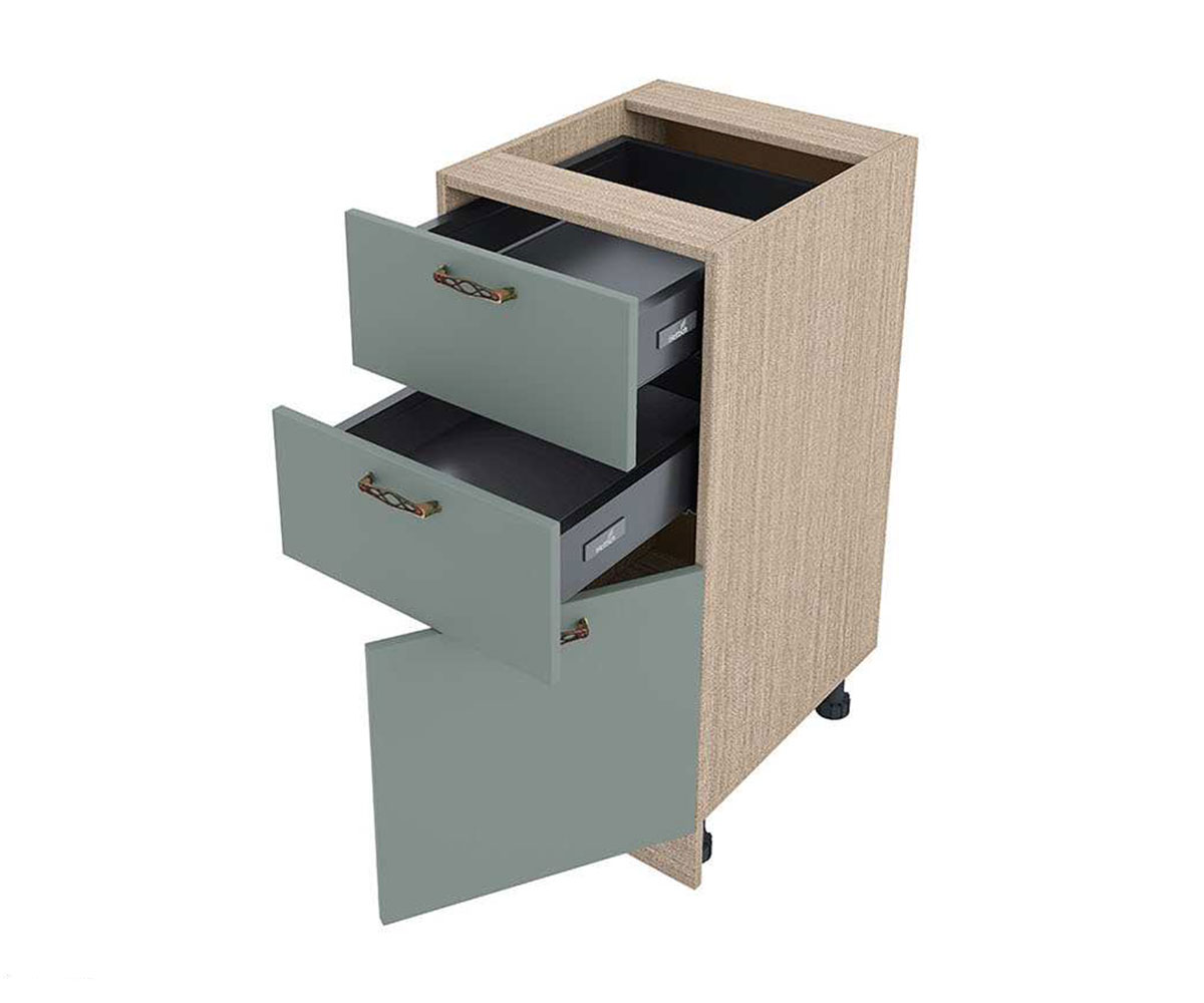 Долен кухненски шкаф Олив мат 11 - 53 Мока