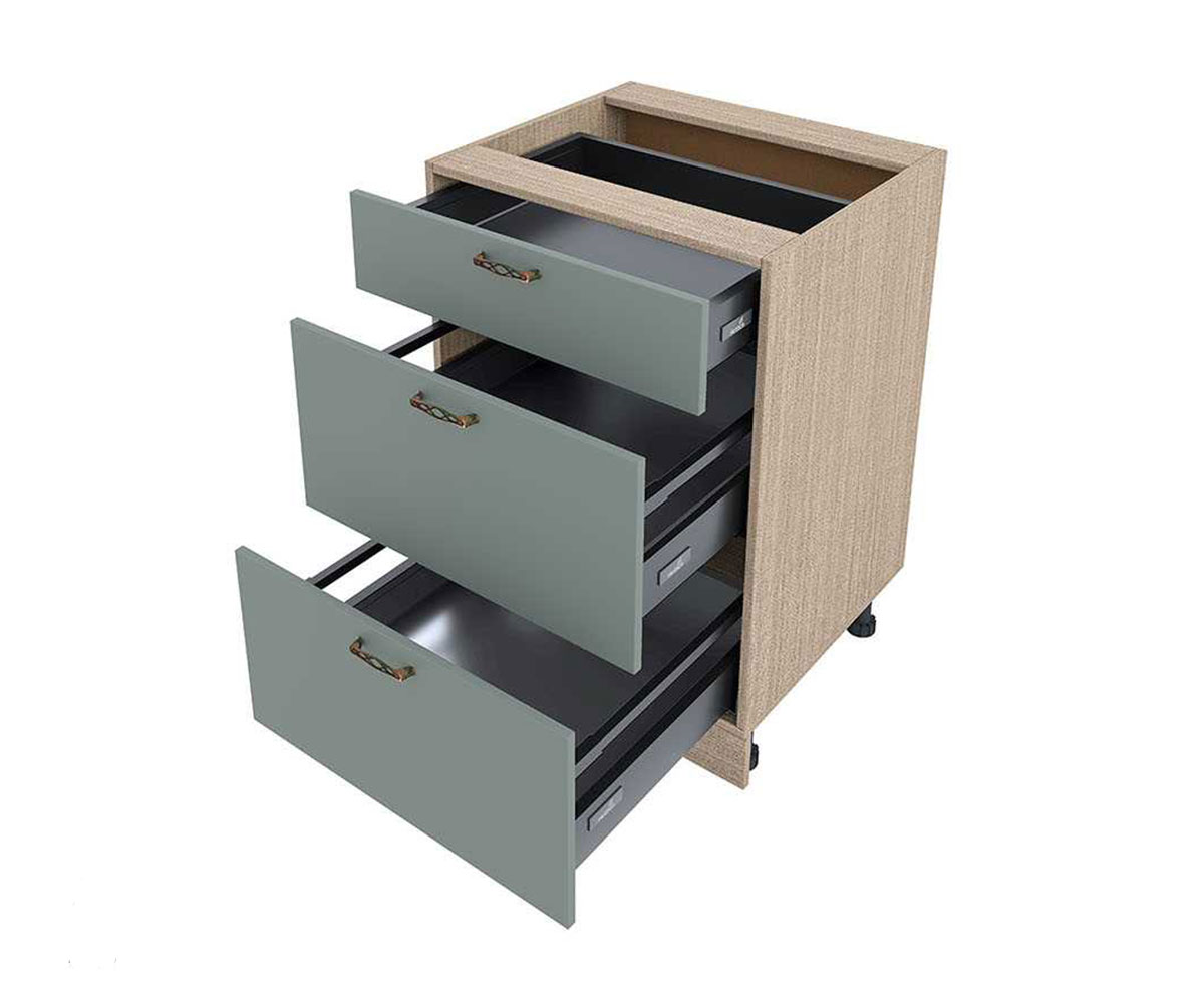 Долен кухненски шкаф Олив мат 11 - 54 Мока