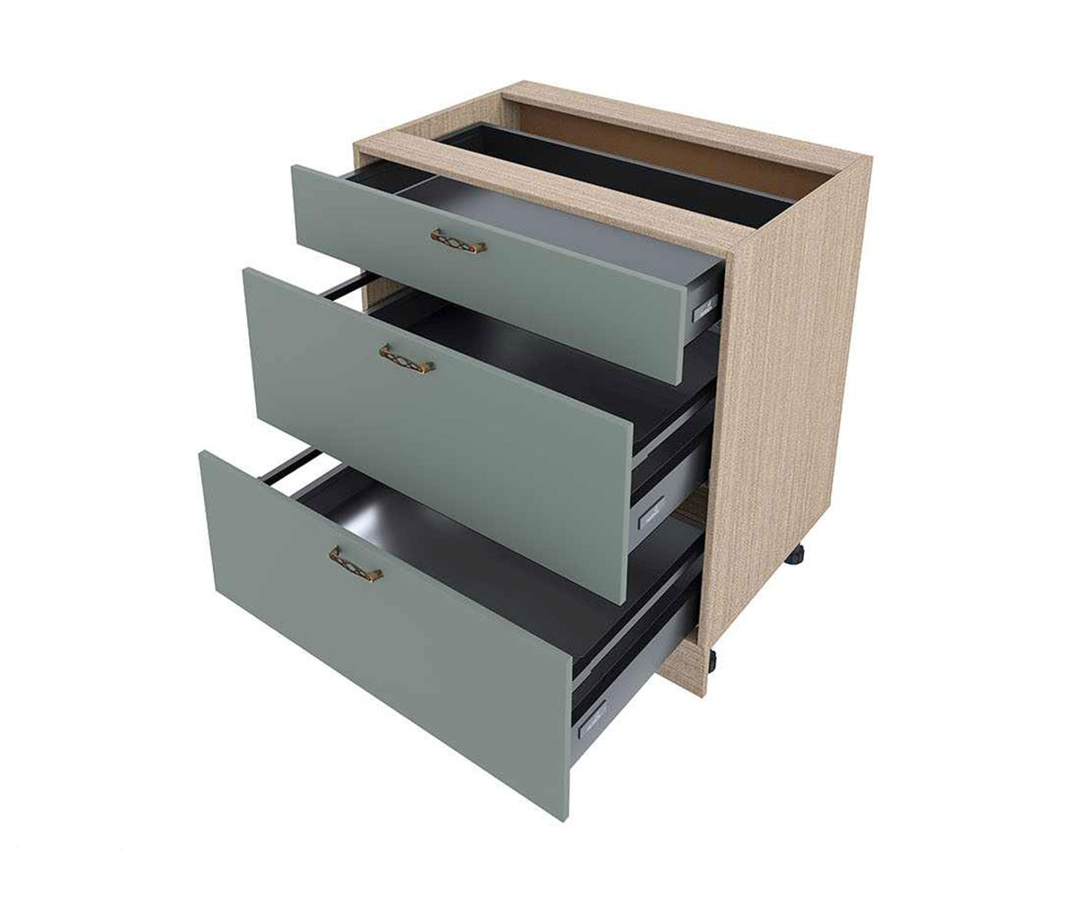 Долен кухненски шкаф Олив мат 11 - 55 Мока