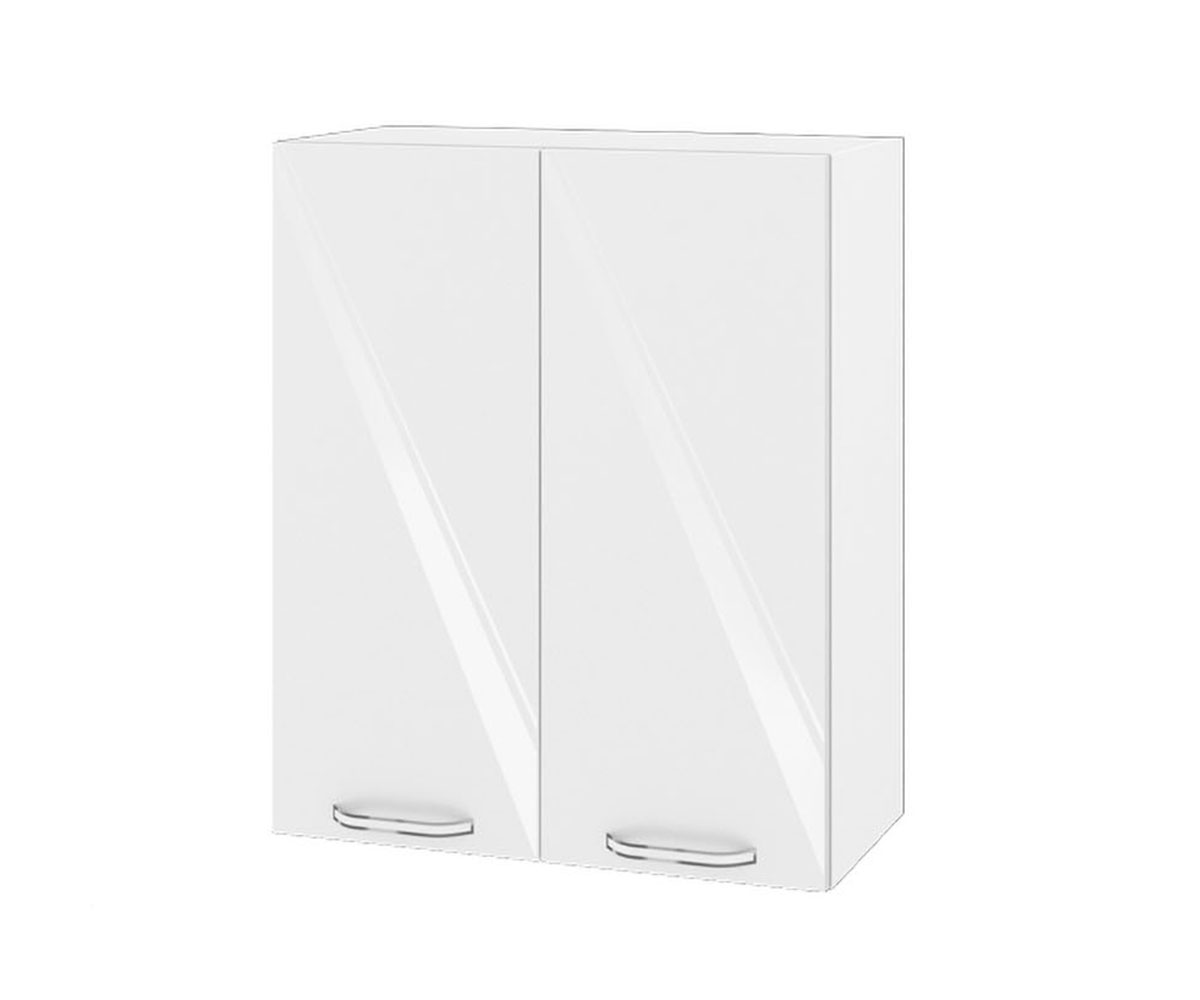 Горен кухненски шкаф Сити Бяло гланц 05 - 3