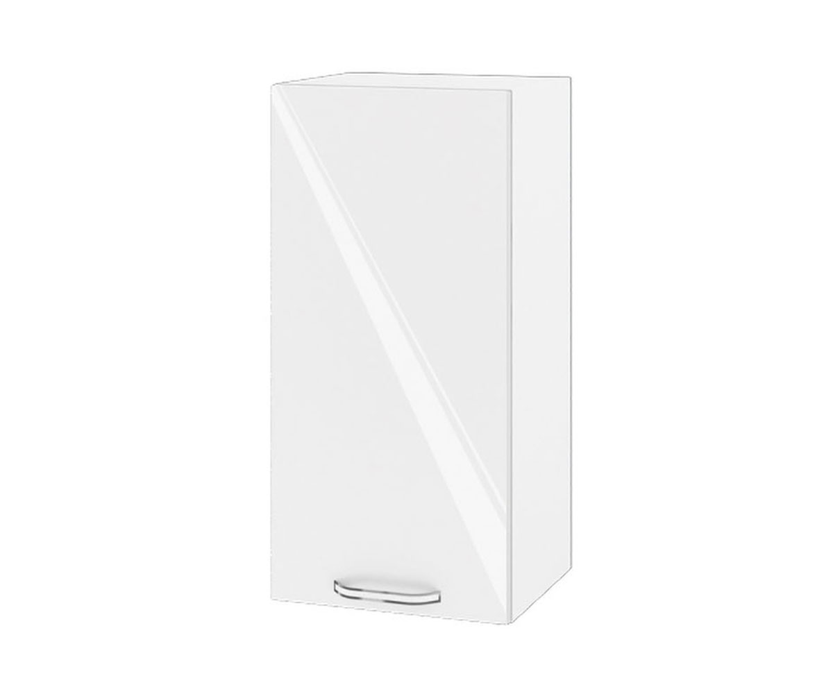 Горен кухненски шкаф Сити Бяло гланц 05 - 16