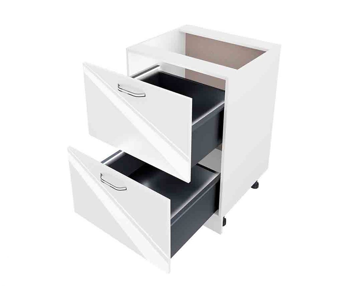 Долен кухненски шкаф Бяло гланц 05 - 72