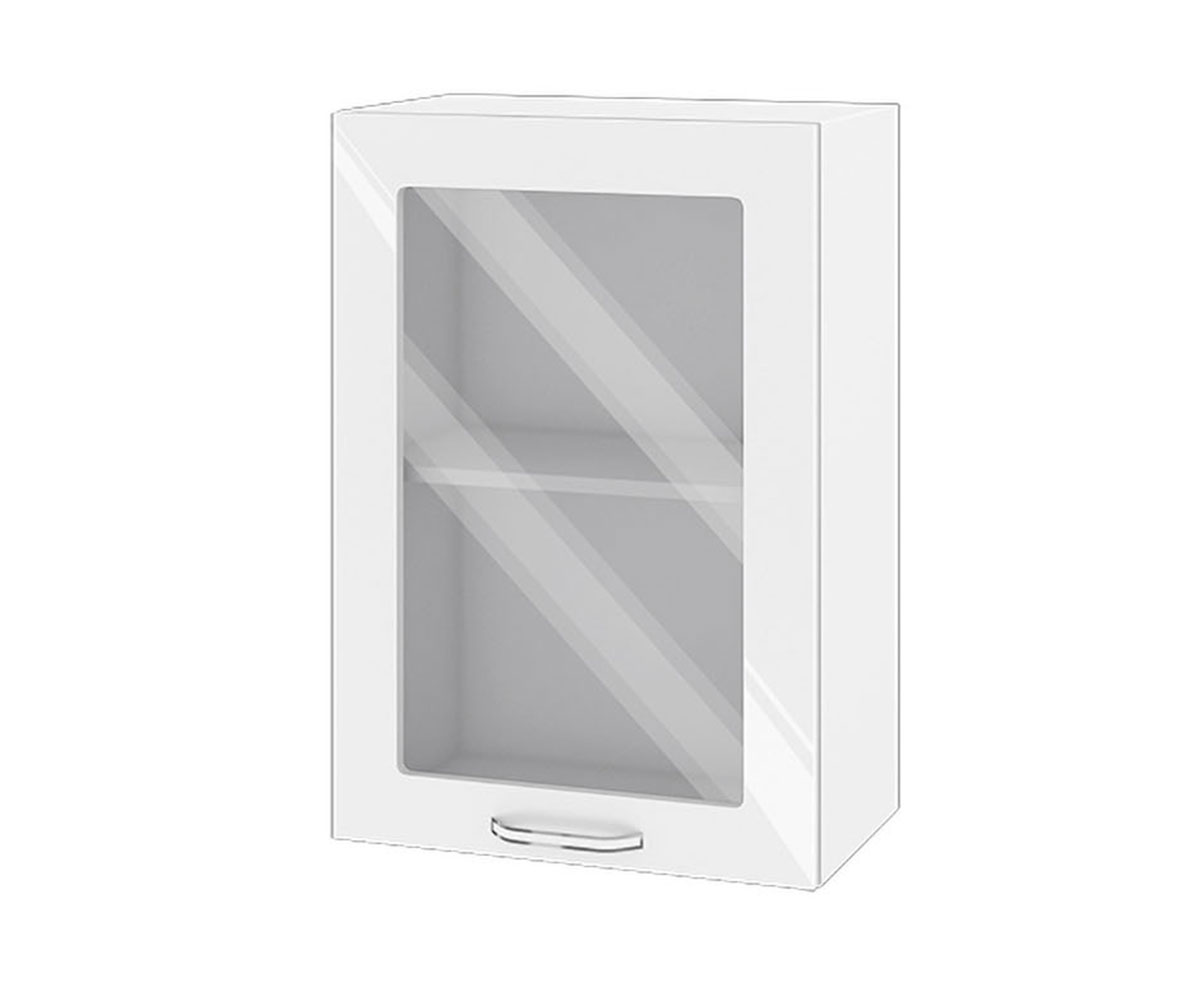 Горен кухненски шкаф Бяло гланц 05 – 218