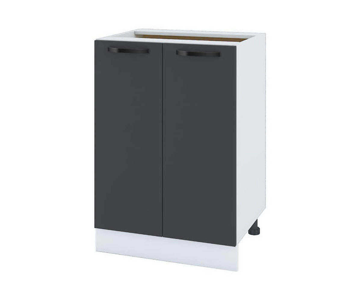 Долен кухненски шкаф Карбон мат 11-22