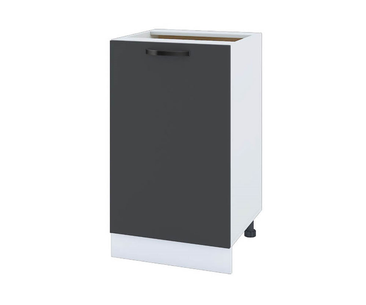 Долен кухненски шкаф Карбон мат 11-43