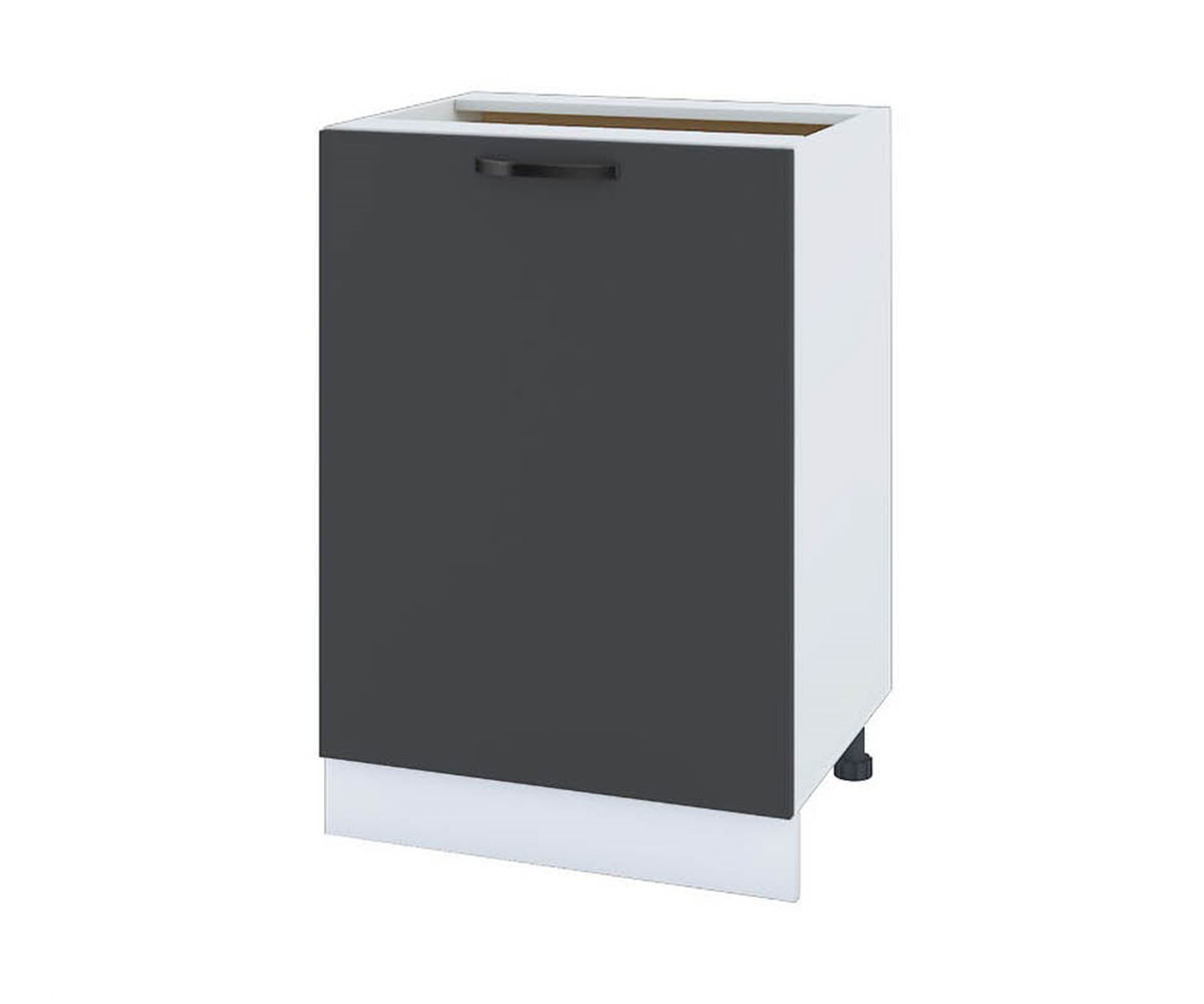 Долен кухненски шкаф Карбон мат 11-60