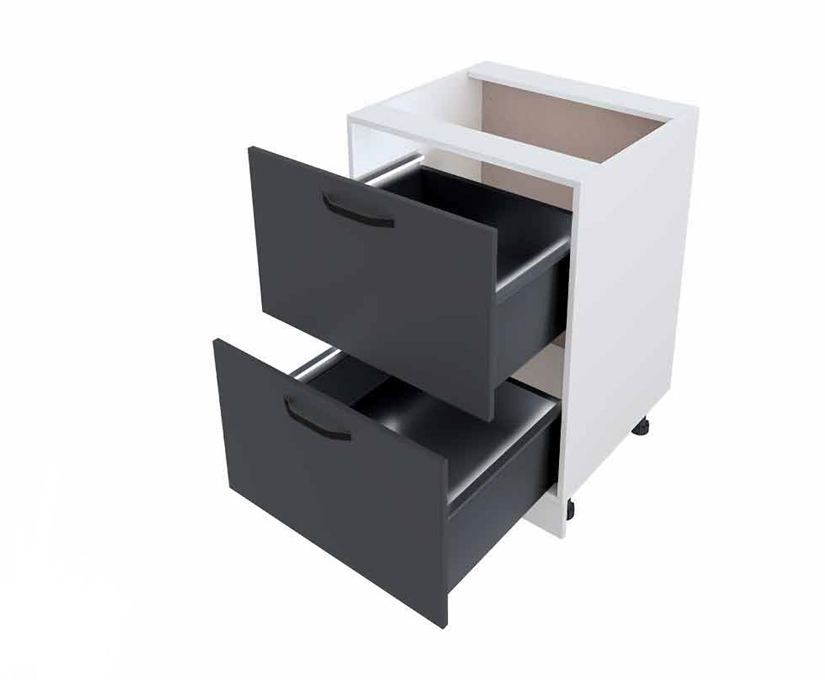 Долен кухненски шкаф Карбон мат 11-72