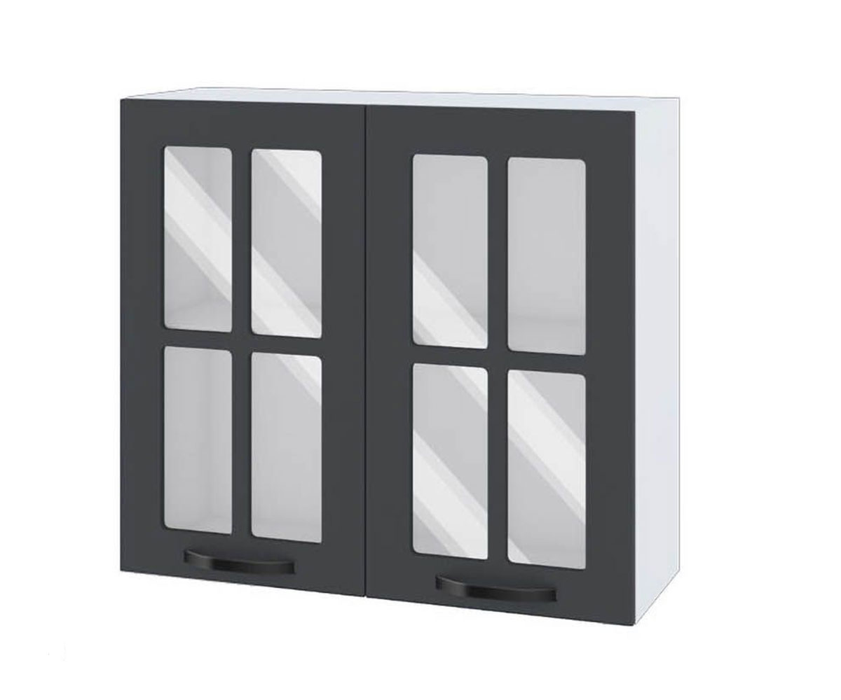 Горен кухненски шкаф Карбон мат 11-104