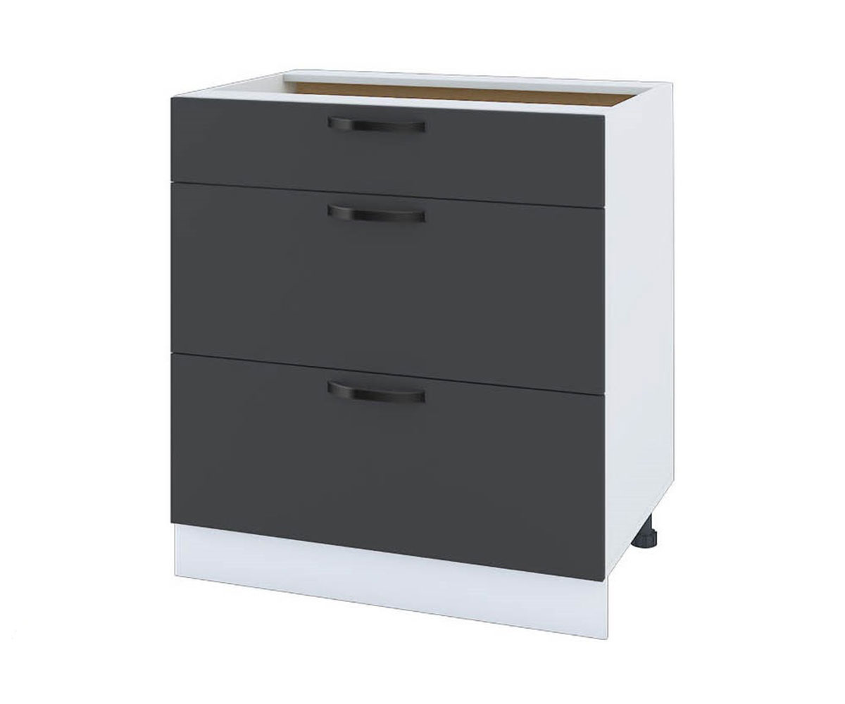 Долен кухненски шкаф Карбон мат 11-120