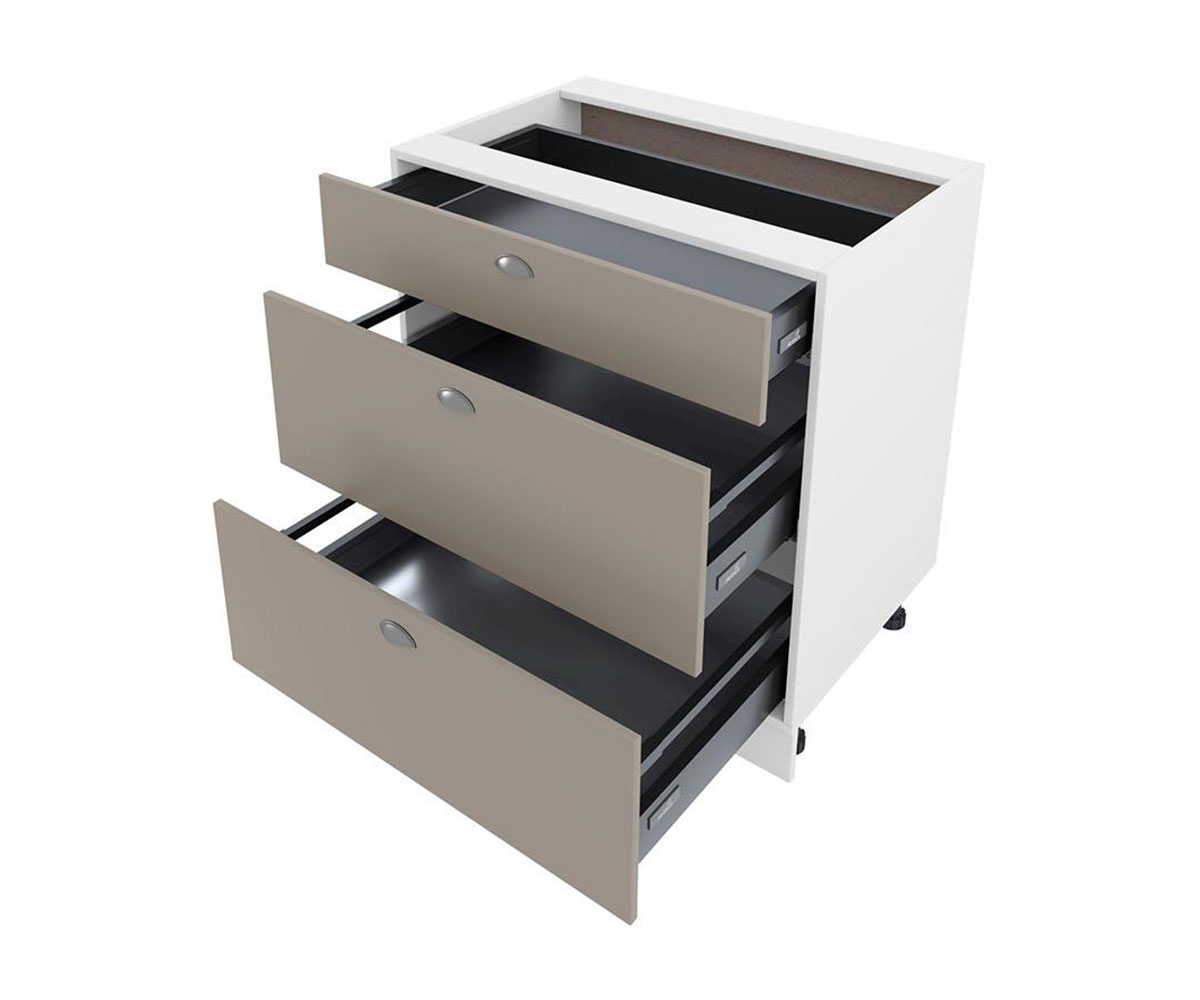 Долен кухненски шкаф Капучино мат 11-55