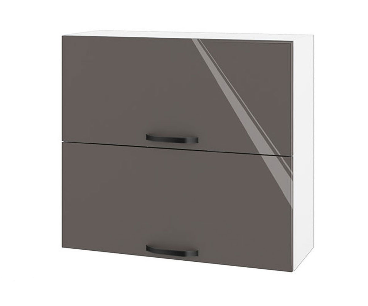 Горен кухненски шкаф Антрацит гланц 05-12