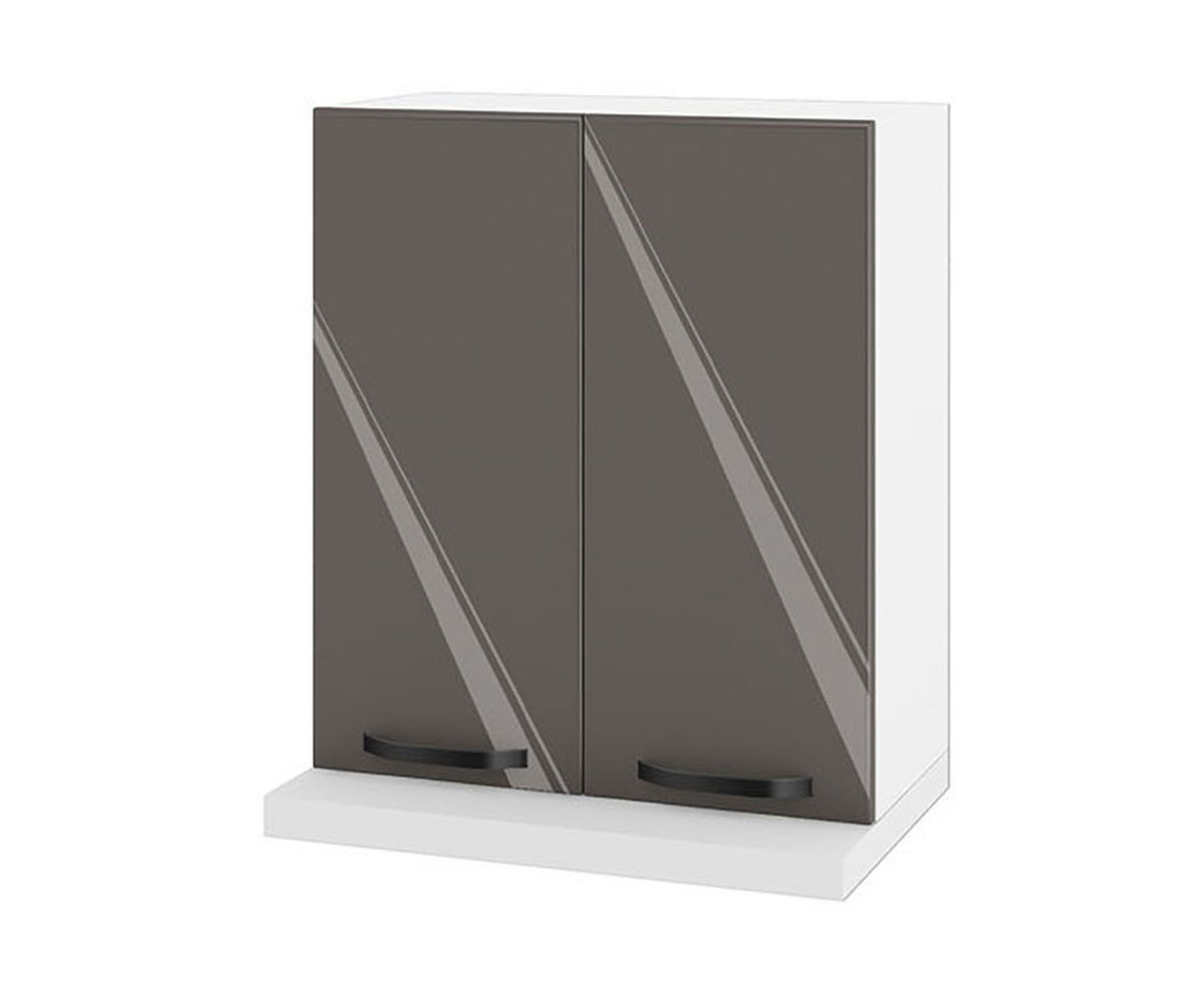 Горен кухненски шкаф за аспиратор Антрацит гланц 05-13