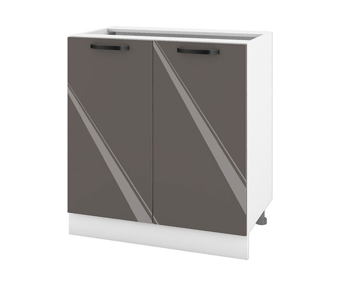 Долен кухненски шкаф Антрацит гланц 05-23