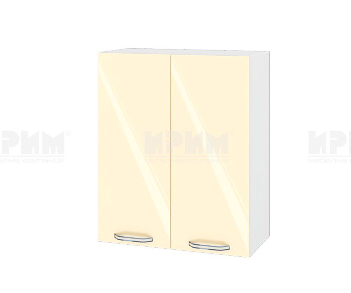 Горен кухненски шкаф Бежово гланц 05-3