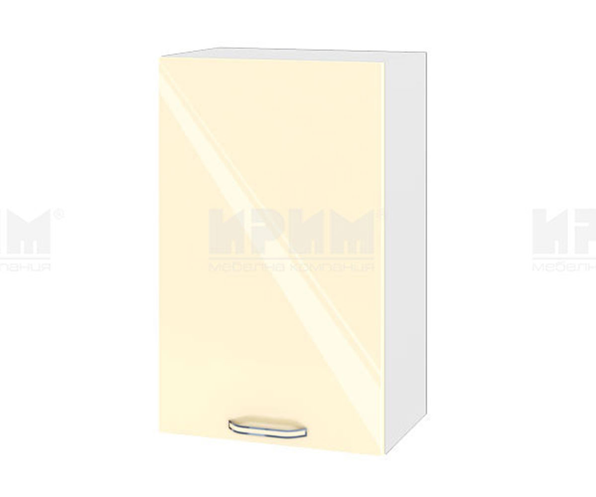 Горен кухненски шкаф Бежово гланц 05-6