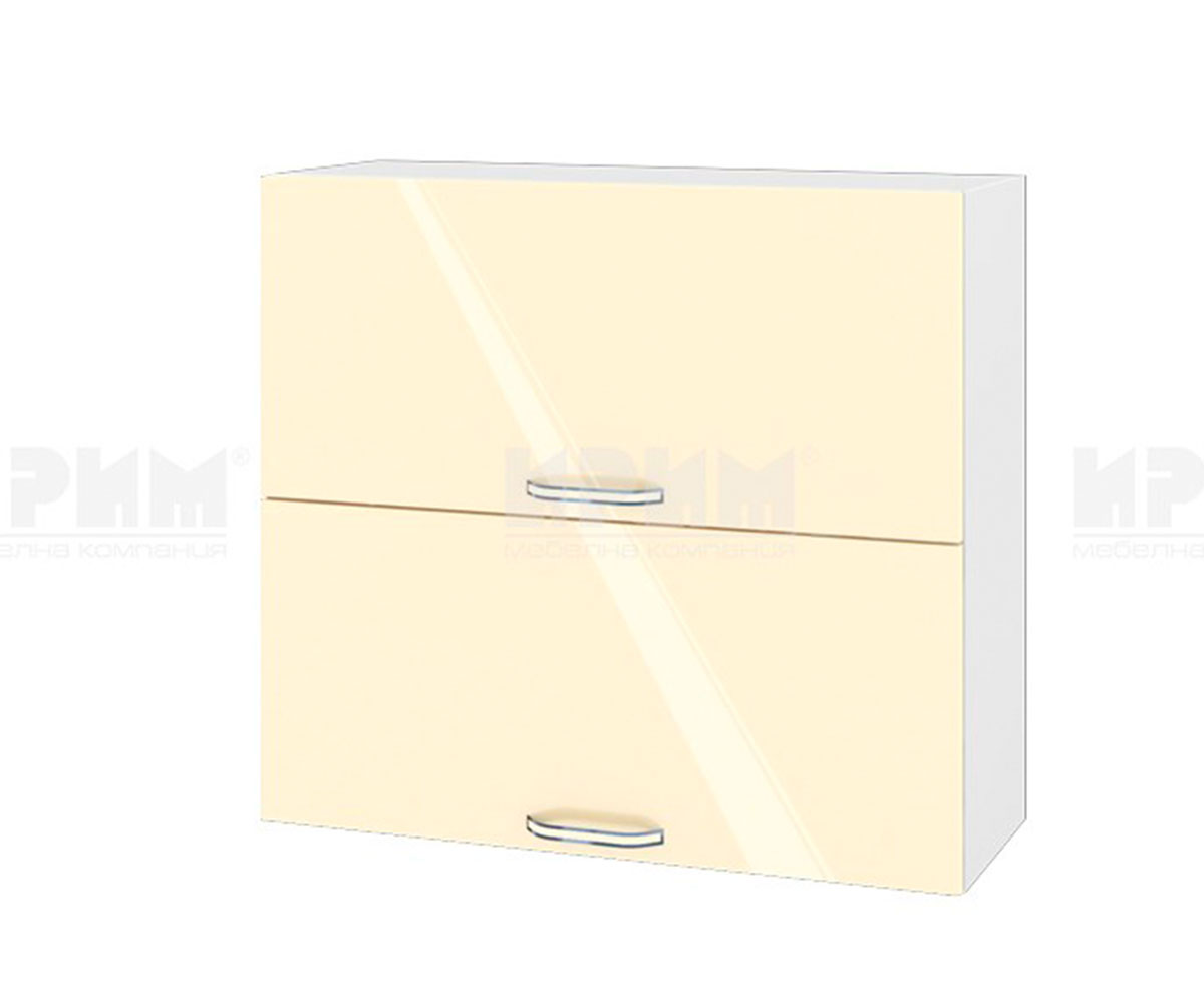 Горен кухненски шкаф Бежово гланц 05-12