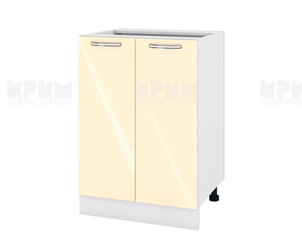 Долен кухненски шкаф Бежово гланц 05-22