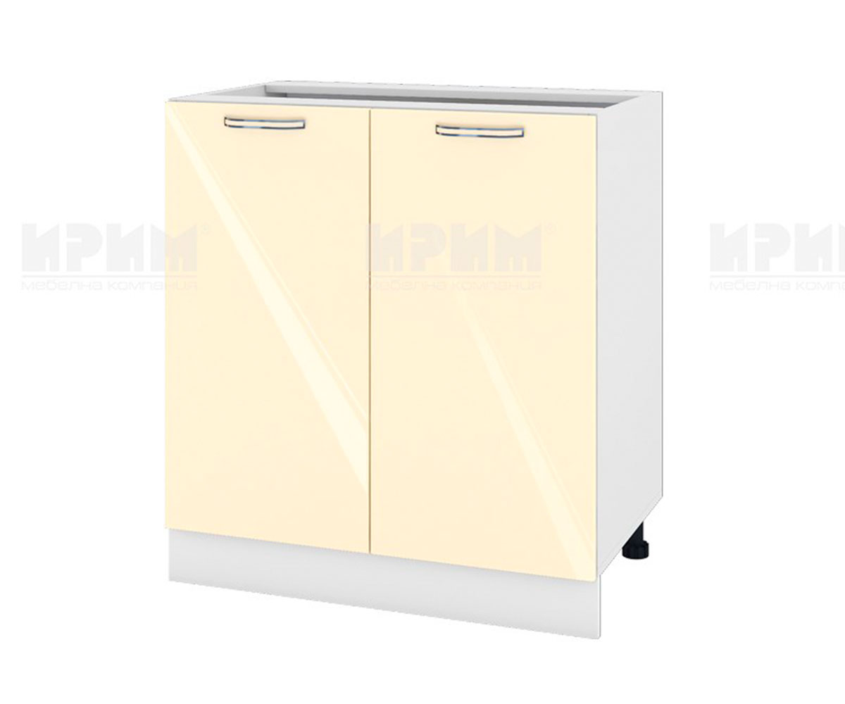Долен кухненски шкаф Бежово гланц 05-23