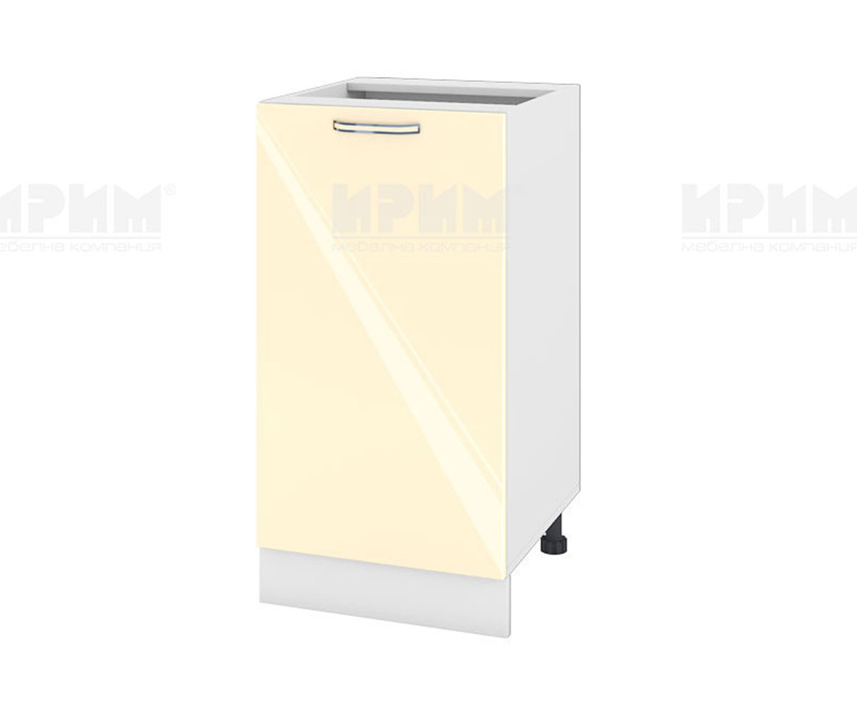 Долен кухненски шкаф Бежово гланц 05-28