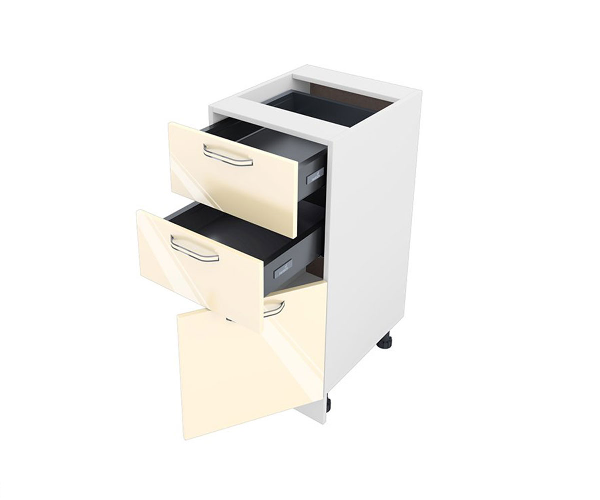 Долен кухненски шкаф Бежово гланц 05-53