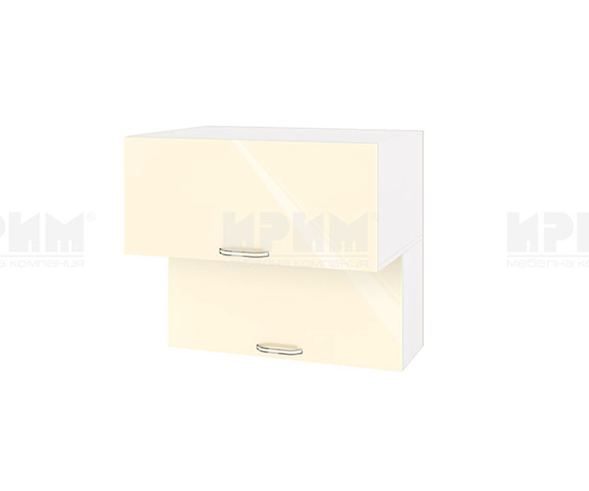 Горен кухненски шкаф Бежово гланц 05-107