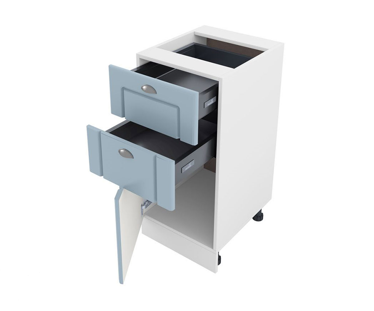 Долен кухненски шкаф Деним мат 06-73