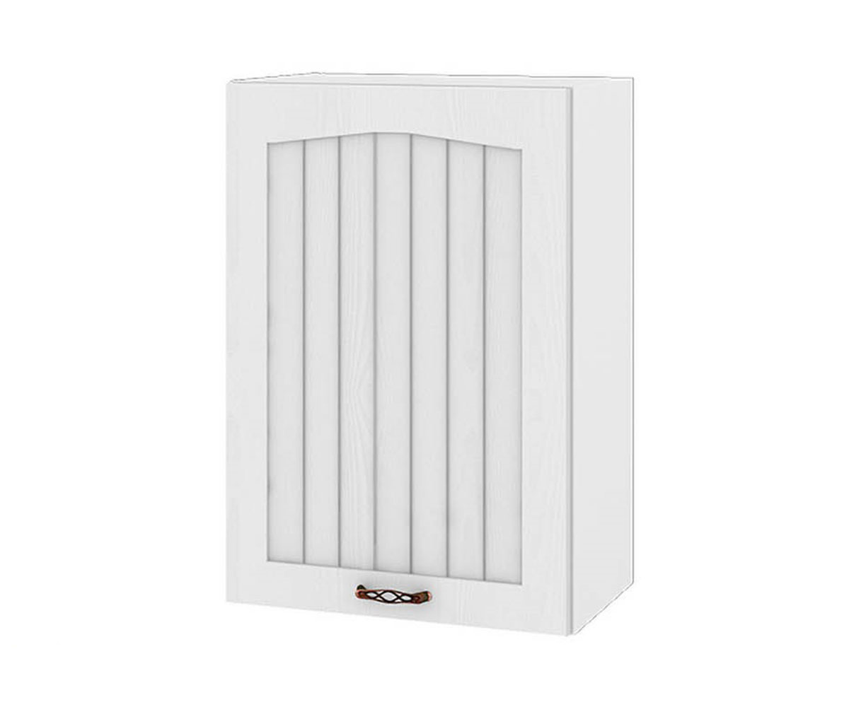 Горен кухненски шкаф Бяло фладер 04-68 ляв