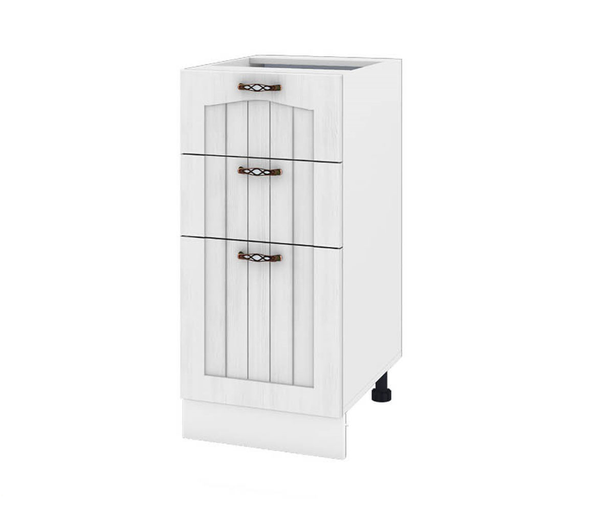 Долен кухненски шкаф Бяло фладер 04-77 ляв