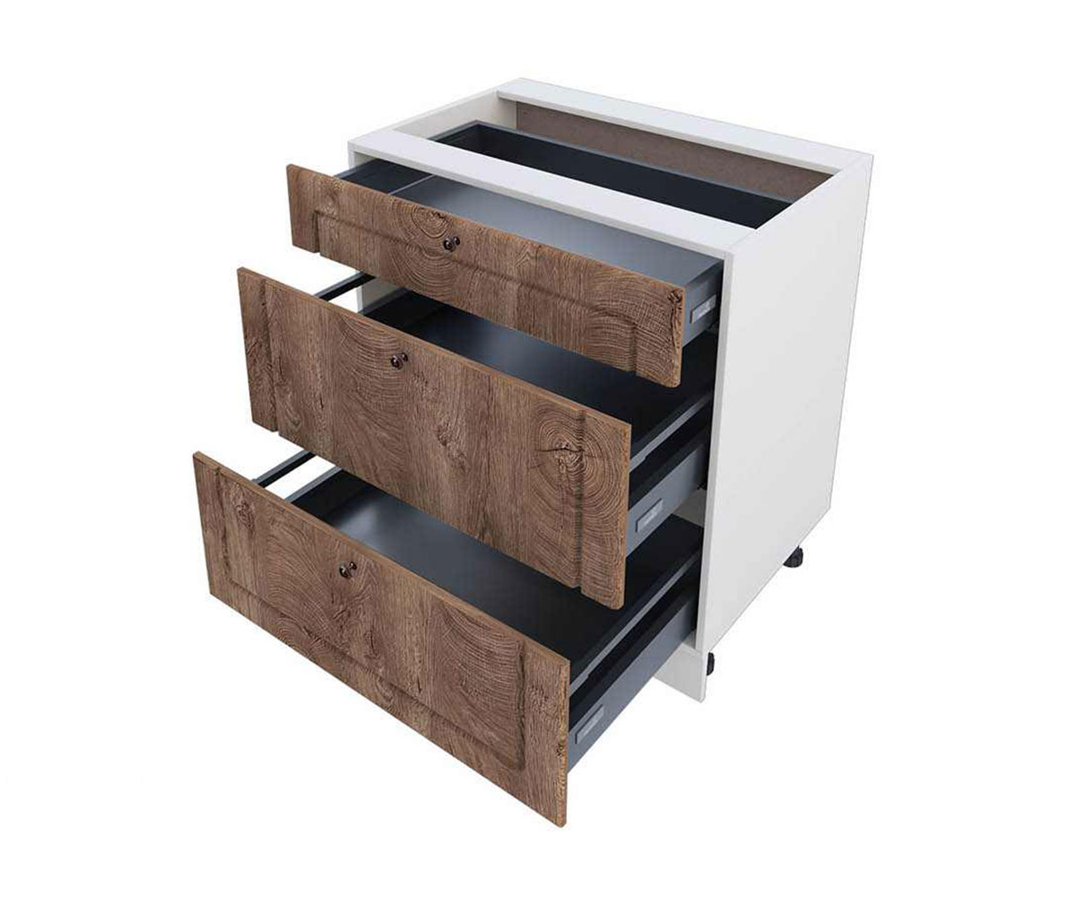 Долен кухненски шкаф Дъб натурал 06-55