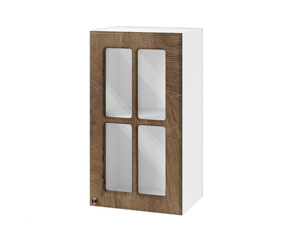 Кухненски шкаф витрина Дъб натурал 06-102