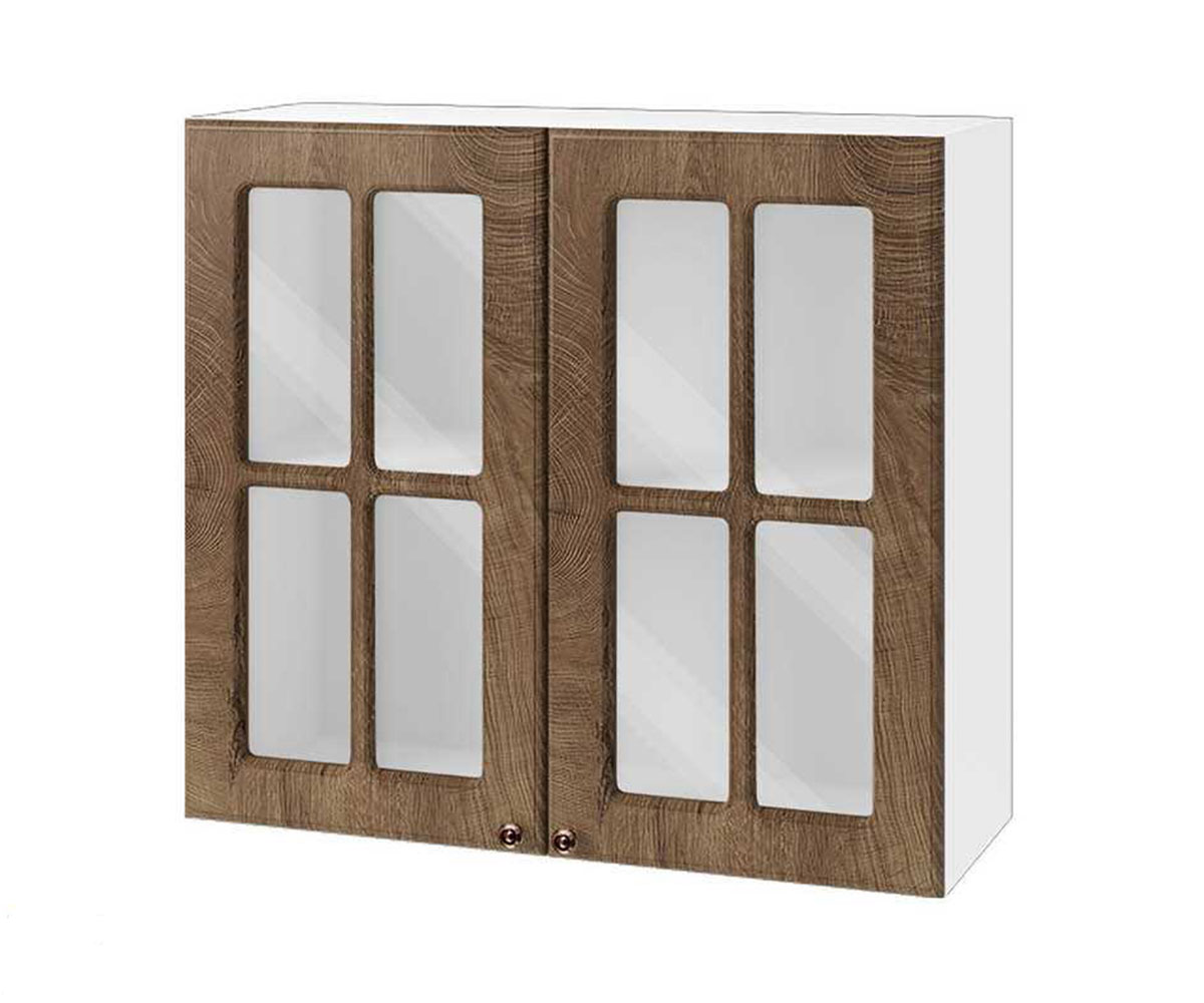 Кухненски шкаф витрина Дъб натурал 06-104