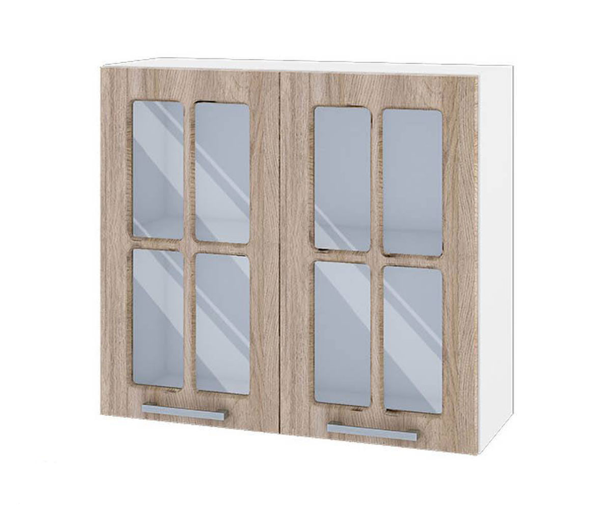 Кухненски шкаф витрина Сонома 02-104