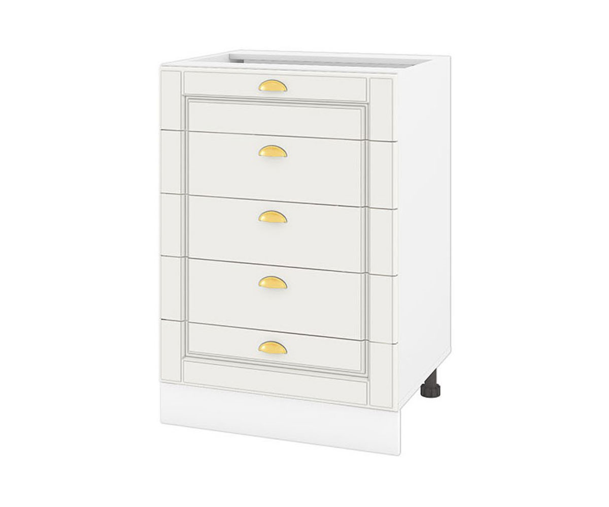 Долен кухненски шкаф Бяло мат 09-29