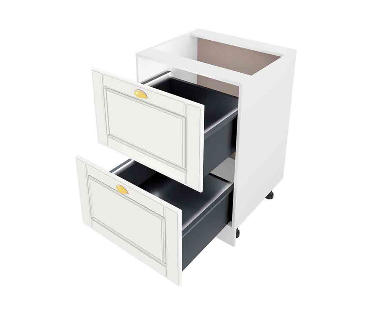 Долен кухненски шкаф Бяло мат 09-72