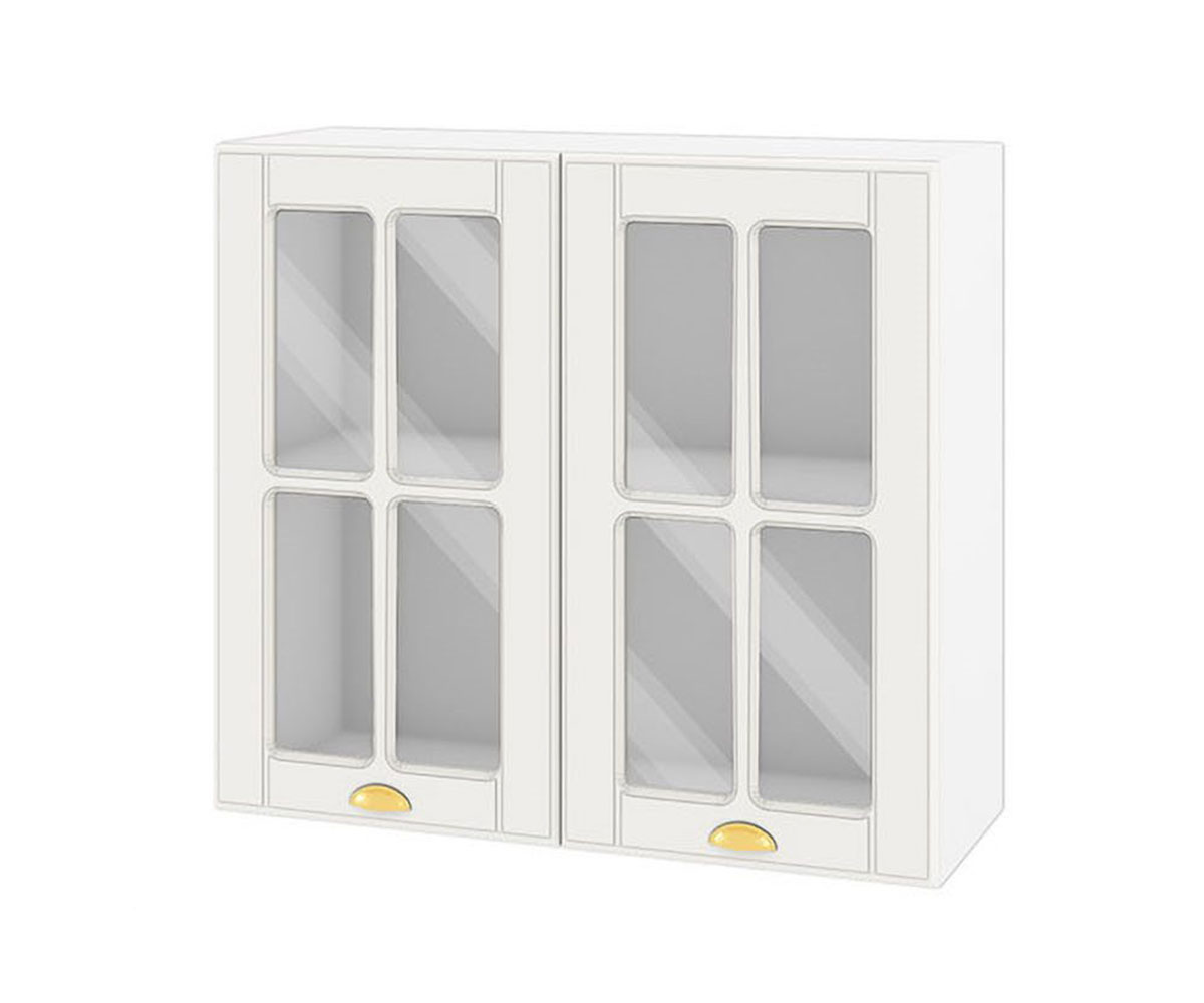 Кухненски шкаф витрина Бяло мат 09-104