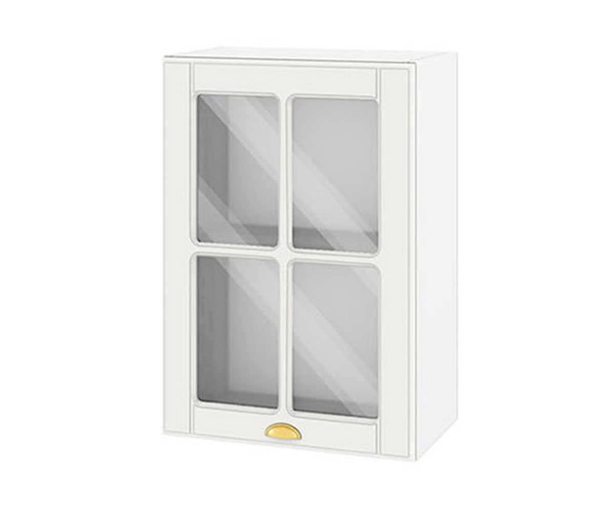 Кухненски шкаф витрина Бяло мат 09-118