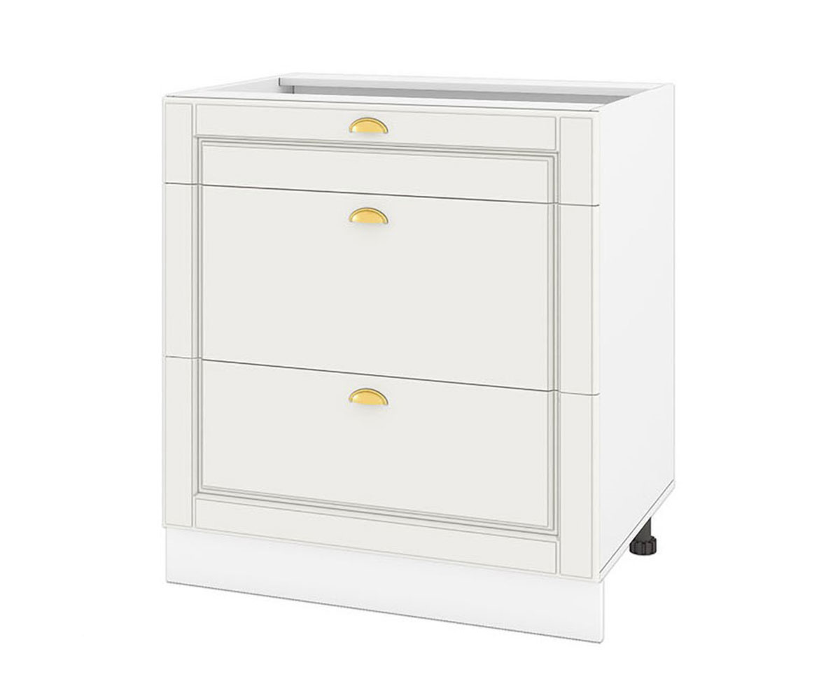 Долен кухненски шкаф Бяло мат 09-120